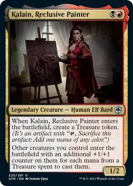 Kalain, Reclusive Painter 225/281 - Adventures in the Forgotten Realms (AFR)