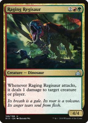 Raging Regisaur 168/196 - Rivals of Ixalan (RIX)