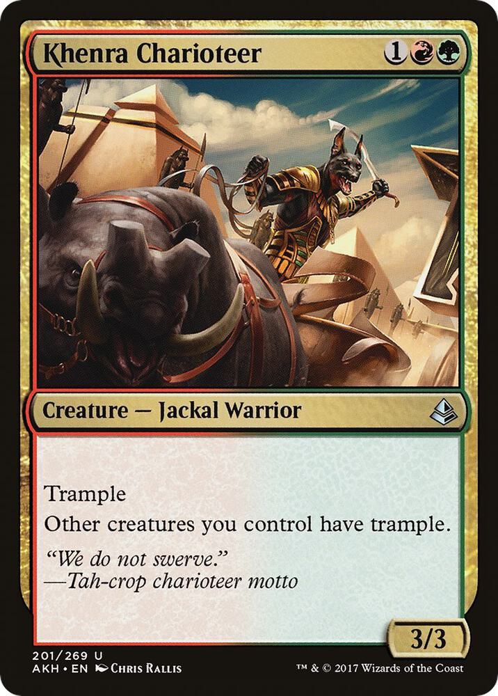 Khenra Charioteer 201/269 - Amonkhet (AKH)
