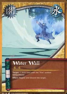 Water Wall - J-118 - Common Naruto: Curse of the Sand
