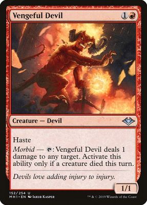 Vengeful Devil 152/254 - Modern Horizons (MH1)