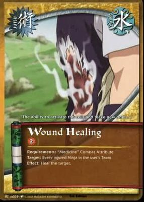Wound Healing - J-US039 - Common Naruto: Quest For Power