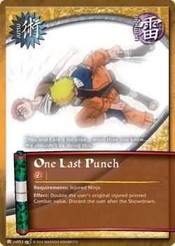 One Last Punch - J-US053 - Common Naruto: Battle of Destiny