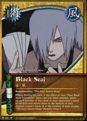 Black Seal - J-226 - Common Naruto: Quest For Power