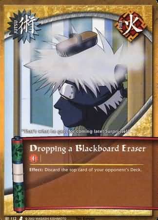 Dropping a Blackboard Eraser - J-112 - Common Naruto: Curse of the Sand