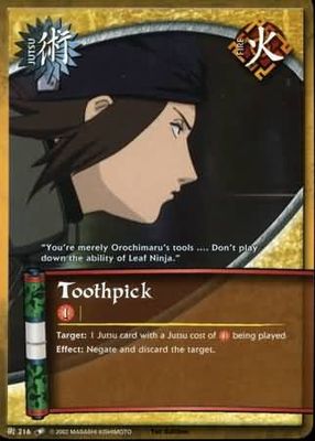 Toothpick - J-216 - Common Naruto: Quest For Power