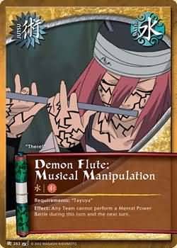 Demon Flute: Musical Manipulation - J-263 Common Naruto: Battle of Destiny