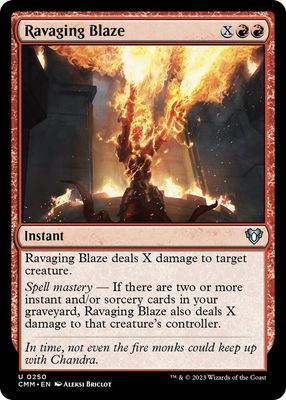 Ravaging Blaze 0250 - Commander Masters (CMM)