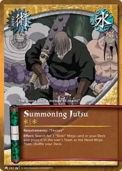 Summoning Jutsu - J-242 - Common Naruto: Battle of Destiny