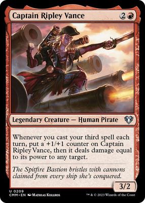 Captain Ripley Vance 0209 - Commander Masters (CMM)
