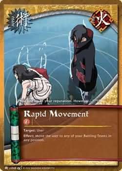 Rapid Movement - J-US048 - Common Naruto: Battle of Destiny
