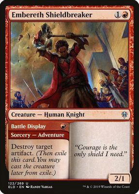 Embereth Shieldbreaker 122/269 - Throne of Eldraine Singles (Español)