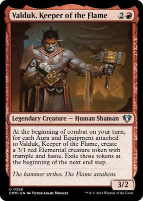 Valduk, Keeper of the Flame 0266 - Commander Masters (CMM)