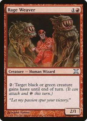 Rage Weaver 223/383 - 10th Edition (10E)