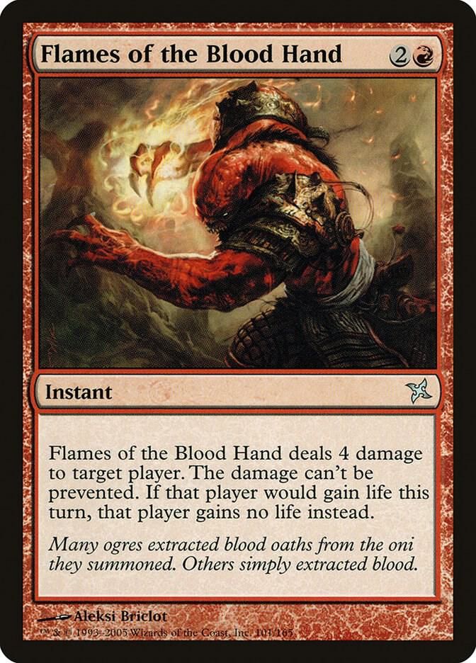 Flames of the Blood Hand - Betrayers of Kamigawa (BOK) Betrayers of Kamigawa