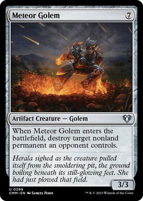 Meteor Golem 0399 - Commander Masters (CMM)