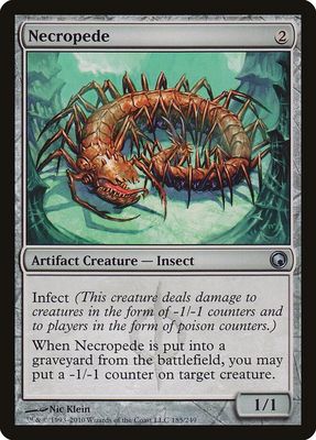 Necropede 185/249 - Scars of Mirrodin (SOM)