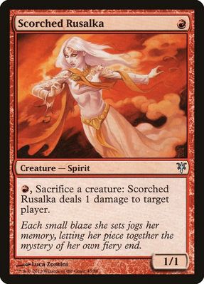 Scorched Rusalka - Duel Decks: Sorin vs. Tibalt (DDK) Duel Decks: Sorin vs. Tibalt
