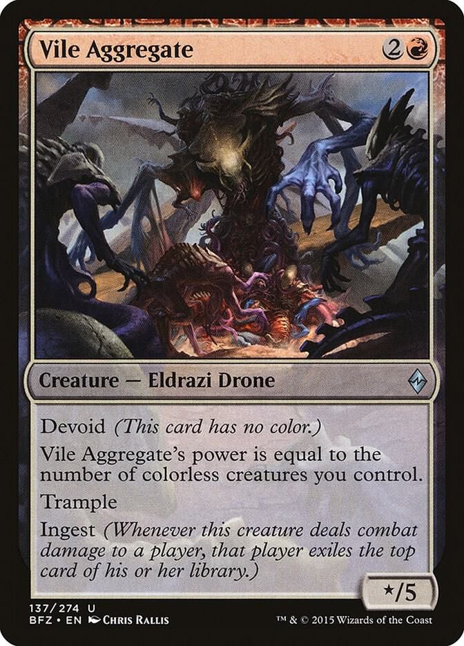 Vile Aggregate 137/274 - Battle for Zendikar (BFZ)