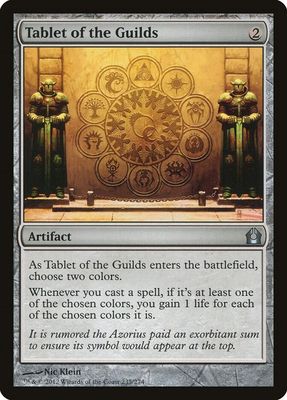 Tablet of the Guilds 235/274 - Return to Ravnica (RTR)