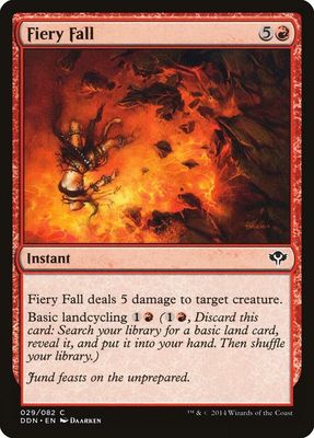 Fiery Fall 029/082 - Duel Decks: Speed vs. Cunning (DDN)