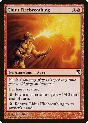 Ghitu Firebreathing 158/301- Time Spiral (TSP) Time Spiral
