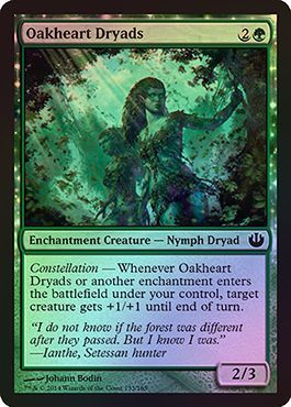 Oakheart Dryads 133/165 - Journey Into Nyx (JOU) (Español) (FOIL)