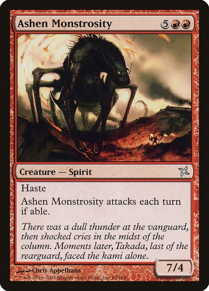 Ashen Monstrosity - Betrayers of Kamigawa (BOK) Betrayers of Kamigawa 93/165