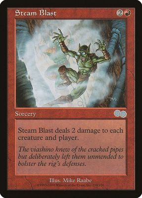 Steam Blast 219/350 - Urza&#39;s Saga (USG) (Español)