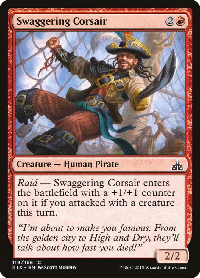 Swaggering Corsair - Rivals of Ixalan (RIX) Rivals of Ixalan