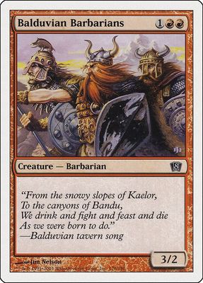 Balduvian Barbarians - 8th Edition (8ED) 8th Edition 176/350