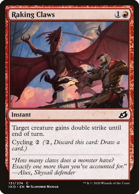 Raking Claws - Ikoria: Lair of Behemoths (IKO) Ikoria: Lair of Behemoths 131/274