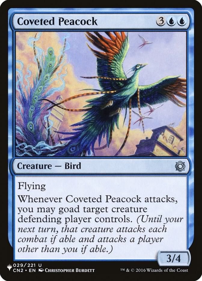 Coveted Peacock - The List Reprints (LIST) The List Reprints 029/221