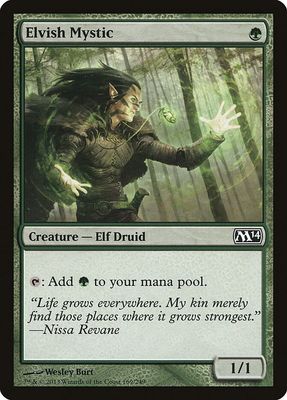 Elvish Mystic - Magic 2014 (M14) (M14) Magic 2014 (M14) 169/249