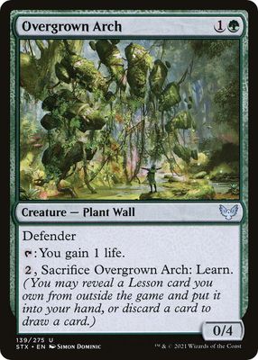 Overgrown Arch - Strixhaven: School of Mages (STX) Strixhaven: School of Mages 139/275