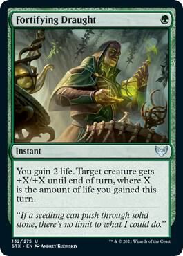 Fortifying Draught - Strixhaven: School of Mages (STX) Strixhaven: School of Mages