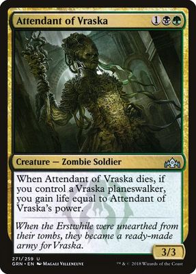 Attendant of Vraska - Guilds of Ravnica (GRN) Guilds of Ravnica