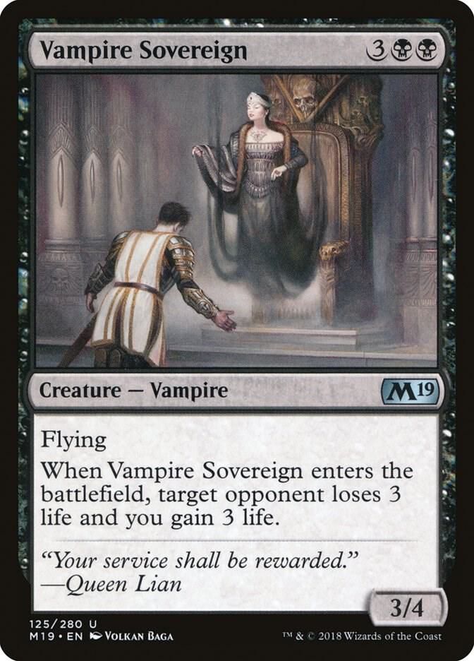 Vampire Sovereign - Core Set 2019 (M19) Core Set 2019