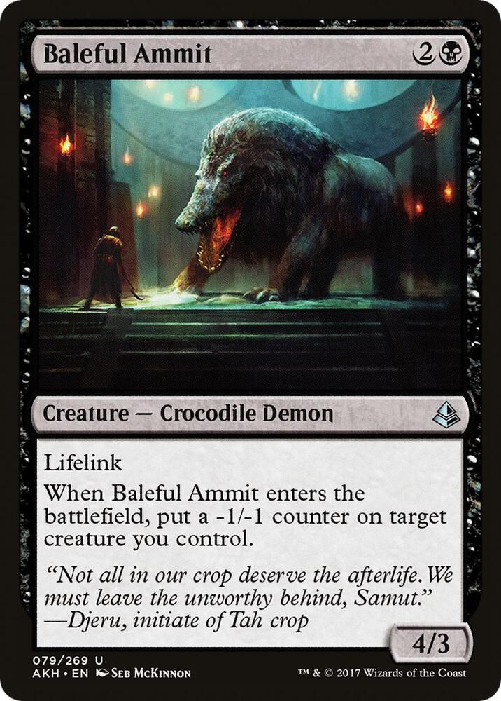 Baleful Ammit - Amonkhet (AKH) Amonkhet
