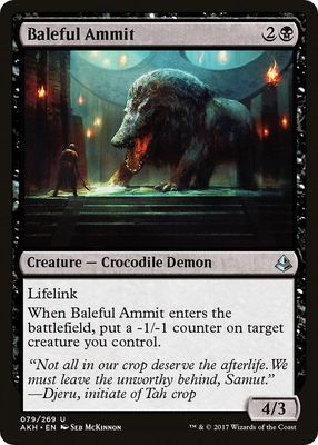 Baleful Ammit - Amonkhet (AKH) Amonkhet