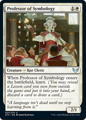 Professor of Symbology - Strixhaven: School of Mages (STX) Strixhaven: School of Mages