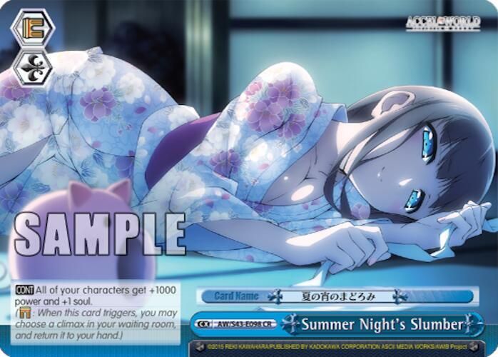 Summer Night&#39;s Slumber - Accel World -Infinite Burst- (AW/S43) Accel World -Infinite Burst-
