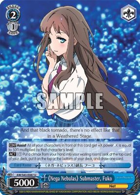 &quot;Nega Nebulas&quot; Submaster, Fuko - Accel World -Infinite Burst- (AW/S43) Accel World -Infinite Burst-