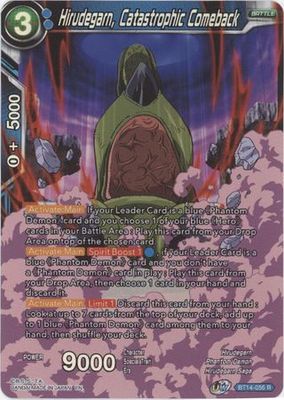 Hirudegarn, Catastrophic Comeback - BT14-056 - Rare Foil UW Series 5: Cross Spirits Foil Singles