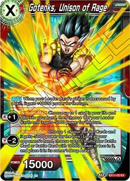 Gotenks, Unison of Rage - Expansion Deck Box Set 11: Universe 7 Unison (DBS-BE11) Expansion Deck Box Set 11: Universe 7 Unison, Foil