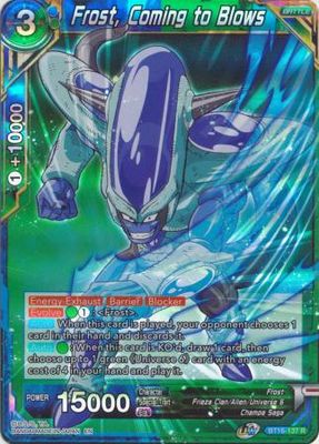 Frost, Coming to Blows - BT16-137 - Rare Foil UW Series 7: Realm of the Gods Foil Singles