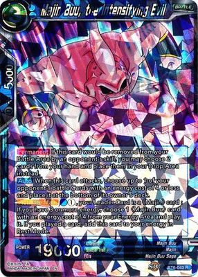 Majin Buu, the Intensifying Evil - BT6-043 - Rare Destroyer Kings Foil Singles