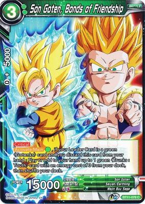 Son Goten, Bonds of Friendship - BT11-078 - Foil Common UW Series 2: Vermilion Bloodline Foil Singles