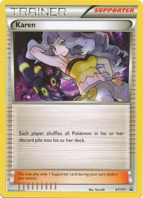 Karen - XY177 - Promo Pokemon XY Promos