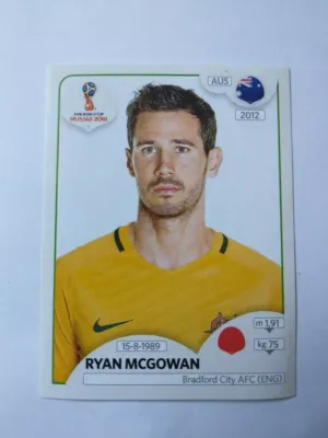 Ryan Mcgowan Fifa World Cup Russia 2018  Panini 2018 #220
